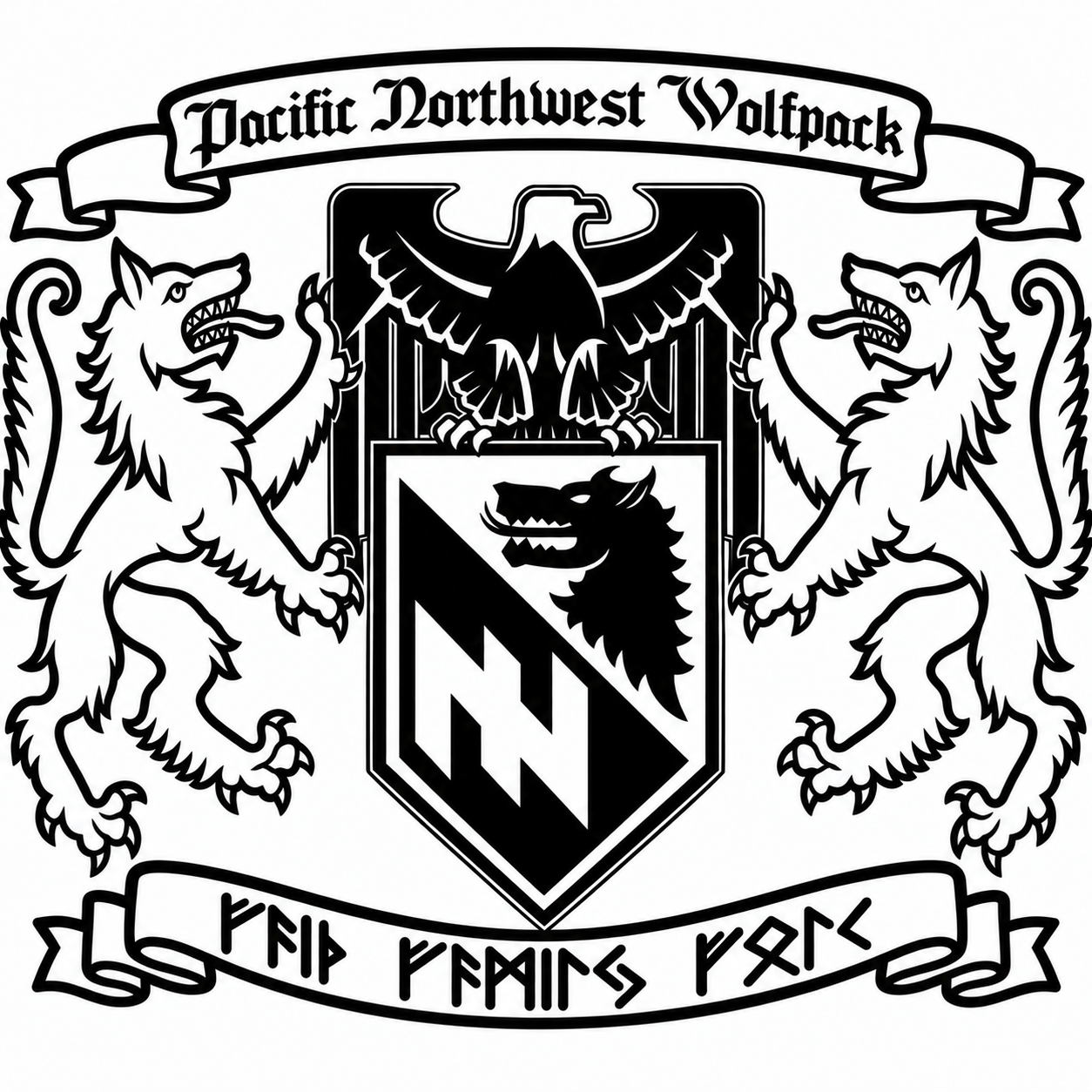 Pacific Northwest Wolfpack crest